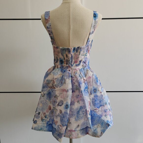 Zimmerman Rebellious style pleated mini floral dress - Picture 4 of 11